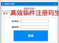 高效软件注册码生成器的开发与应用