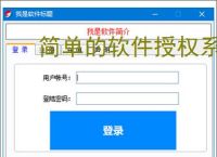 简单的软件授权系统：轻量级解决方案
