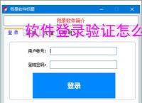软件登录验证怎么做？5种高效实现方案详解
