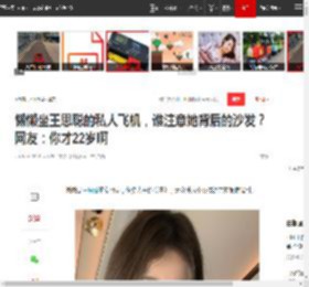 懒懒坐王思聪的私人飞机,谁注意她背后的沙发?网友:你才22岁啊|慎婕|头等舱_网易订阅