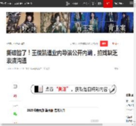 撕破脸了!王俊凯遭业内导演公开内涵,拍戏缺乏表演沟通|韩杰|演员|鹿晗|墨雨云|易烊千玺_网易订阅