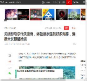 关晓彤马尔代夫度假，体验潜水遇到好多海豚，满屏大长腿超抢镜|鹿晗_网易订阅